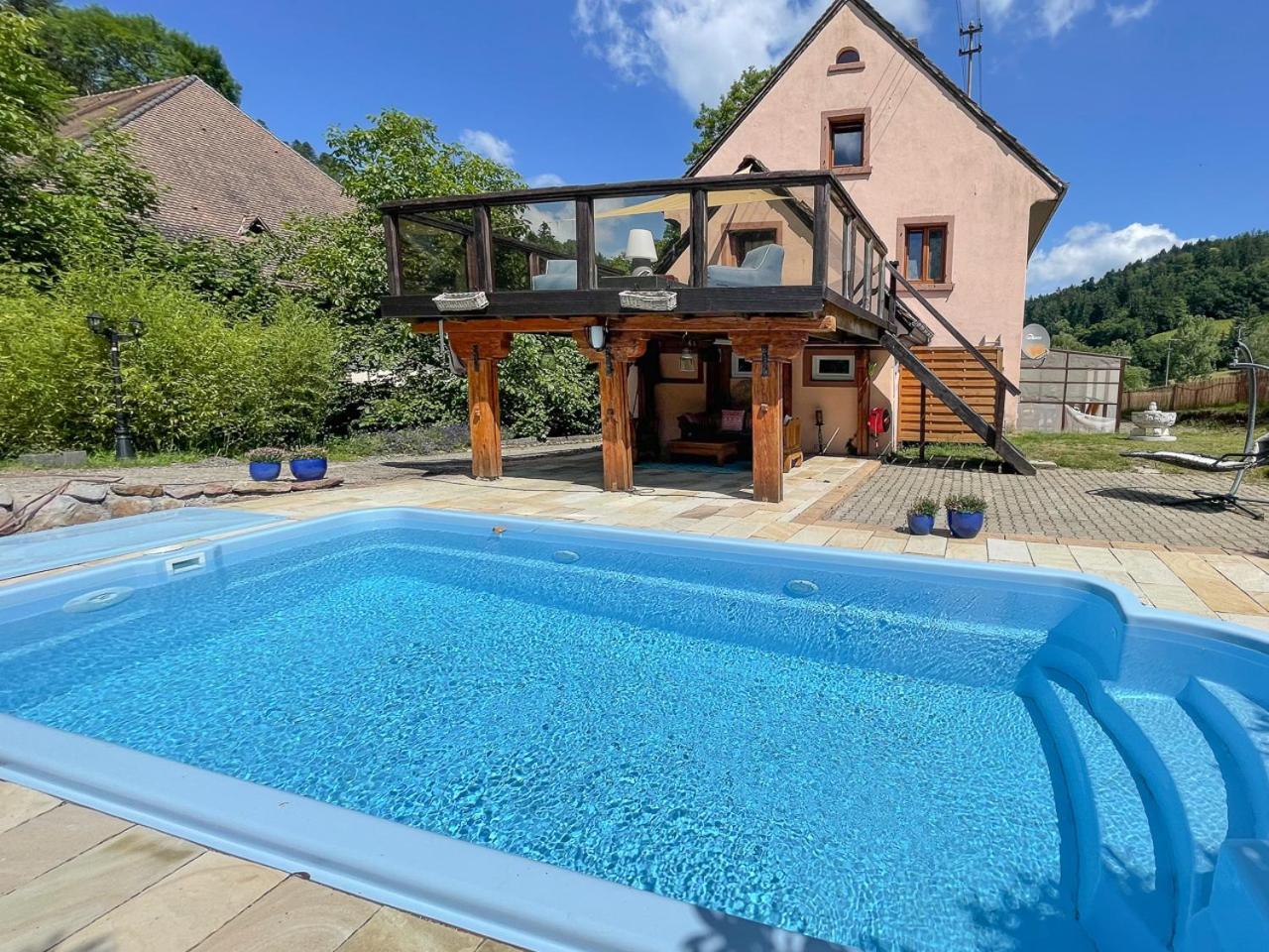 Ferienhaus Kappel Mit Pool Freiburg im Breisgau Exteriör bild